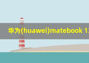 华为(huawei)matebook 13 2020款